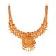 Royal Lotus Lakshmi Manga Necklace