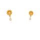 Charming Floral Casting Drop Earring