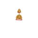 Antique Lakshmi Ruby Beeds Jhumka Earring
