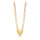 Florished Gold Double Chain Star Malai