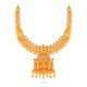 Grand Festive Gold Deity & Mango Design Necklace