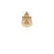 Traditional Floral Lakshmi Pearl Drop Earring