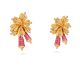 Artisan Floral & Gemstone Earrings