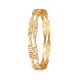 Embossed Filigree Gold Bangle