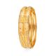 Artisan Embossed Gold Bangle