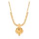 Embellished Mayil Gold Necklace