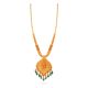 Fancy Mayil Drops Necklace