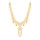 Elegant Floral Drop Motif Necklace
