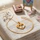 Love Blossom Casting Gold Pendant