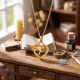 Floral Heart Casting Gold Pendant