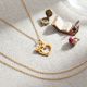 Petal Heart Charismatic Casting Gold Pendant