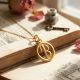 Bounty Motif Casting Gold Pendant
