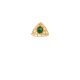 Emerald Triangle Stud Earring