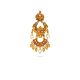 Divine Temple Motif with Pearl Earring