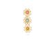 Fancy Floral Drop Earrings