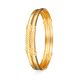 Thin Kurki Gold Bangle