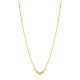 Textured Bead Gold Chain