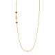 Elegant Pearl Accents Mugappu Chain  