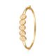 Wavy Textured Gold Gadi
