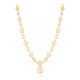 Contemporary Oval Floral Necklace