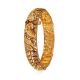 Antique Floral Layered Bangle