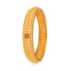 Fancy Balls Gold Bangle