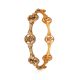Wavy Textured Gold Bangles