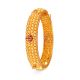 Fancy Balls Gold Bangle