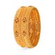 Fancy Balls Gold Bangle