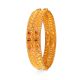 Fancy Balls Gold Bangle