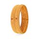 Fancy Balls Gold Bangle