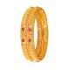 Fancy Balls Gold Bangle