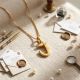 Jubilant Engroving Casting Gold Pendant