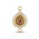 Bridal Teardrop Mugapu Pendant