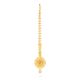Gold Bridal Nethichudi with Drops