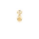Hexagon Floral Drop Earring