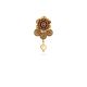 Heritage Floral Gold Drop Earring
