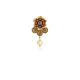Heritage Floral Gold Drop Earring