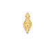 Impressive Gold Flower Drop Earring