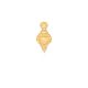 Artisan Gold Filigree Drop Earring