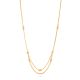Graceful Double Layer Fancy Necklace
