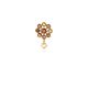 Navaratna Floral Drop Earring