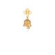 Floral Bell Casting Drop Earring
