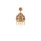 Divine Lakshmi Pearl Drop Earrings