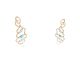 Artistic Loop Casting Drop Earring