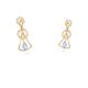 Triangle Loop Casting Drop Earring