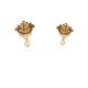 Lakshmi Motif Pearl Drop Earring
