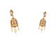Divine Lakshmi Motif Jhumka Earring