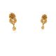 Charming Floral Gold Drop Earring