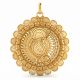 Gold Filigree Pendant for women